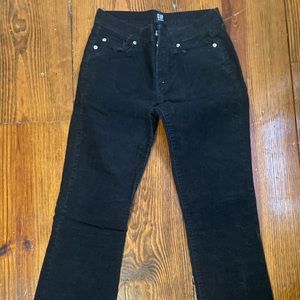Gap black corduroy pants